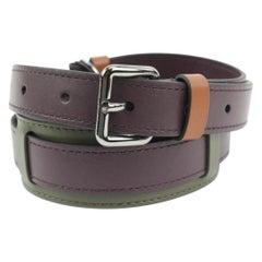 Louis Vuitton Virgil Abloh Purple Green Patchwork Bandouliere Shoulder Strap