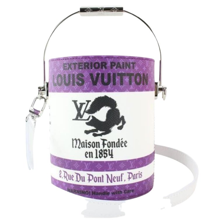 Louis Vuitton Virgil Abloh Purple Monogram Paint Can 90L26a For Sale at  1stDibs