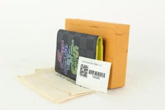 Louis Vuitton Virgil Abloh Rainbow  Damier Graphite Pocket Organizer Card 92lv74