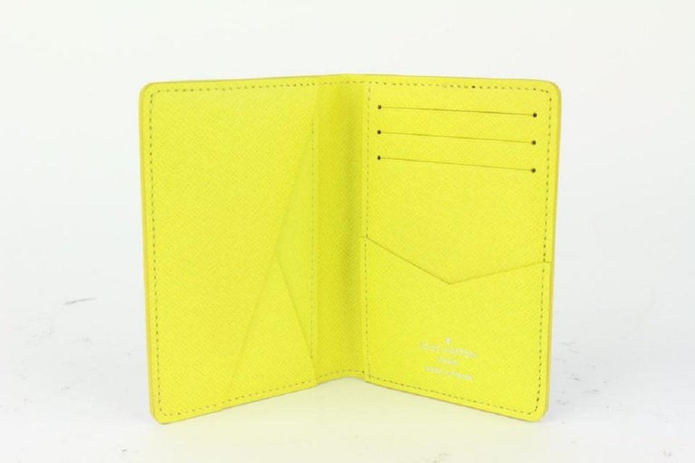 Louis Vuitton Pocket Organizer Neon Yellow