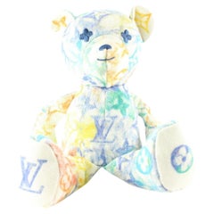 Louis Vuitton Virgil Abloh Unicef Pastels Watercolor Doudou Teddy Bear 1LV0124