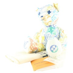 Louis Vuitton Virgil Abloh Unicef Pastels Watercolor Doudou Teddy Bear 7LV0123
