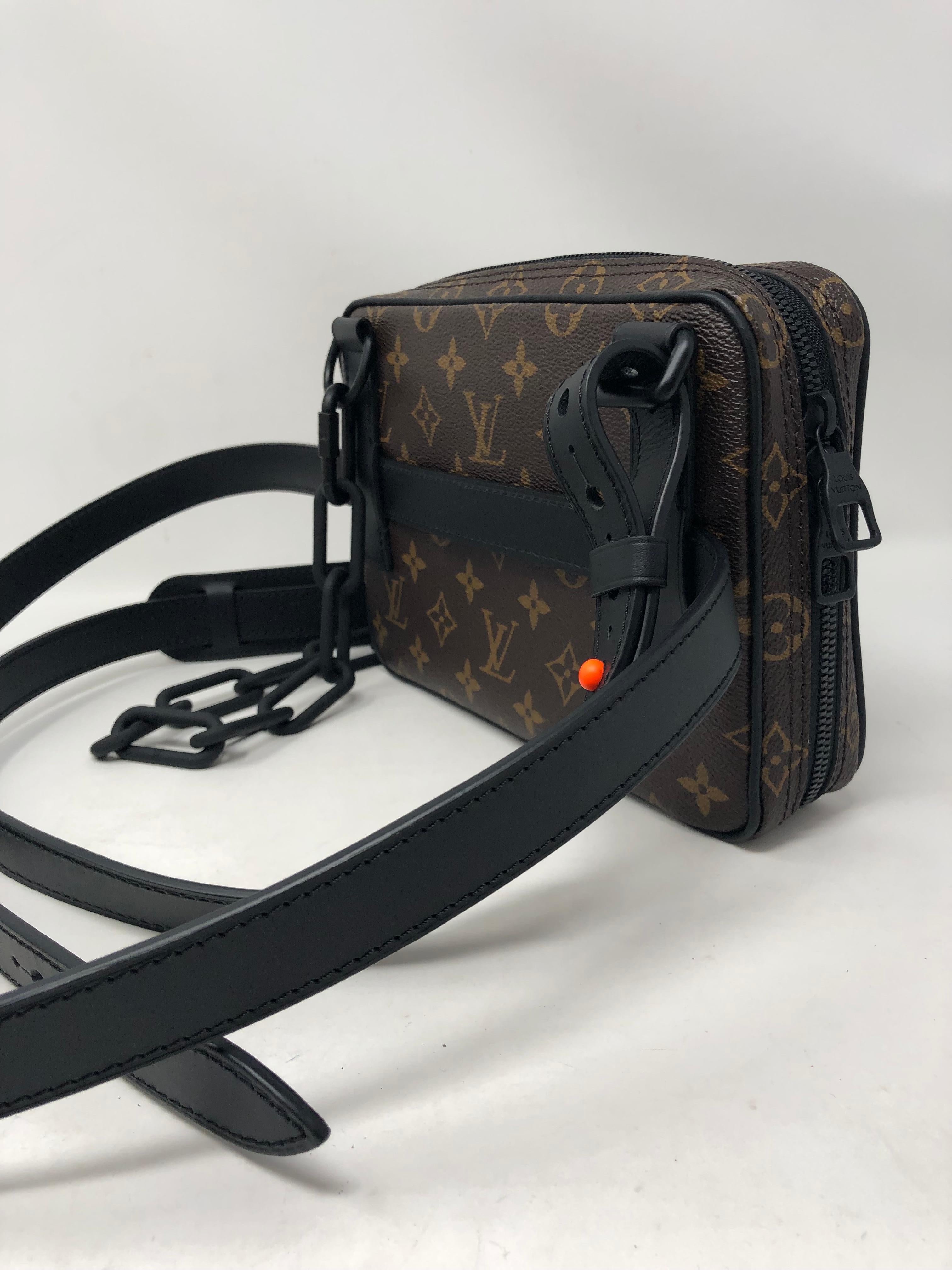 Black Louis Vuitton Virgil Abloh Utility Front Bag 