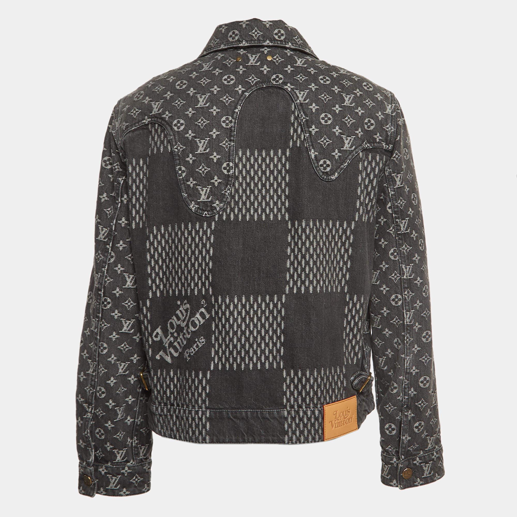 This jacket is a prize you will want to keep even if you have worn it countless times. It is a Louis Vuitton Virgil Abloh X Nigo piece and it truly is an example of the brand's attention to quality and timeless creativity. The jacket is tailored