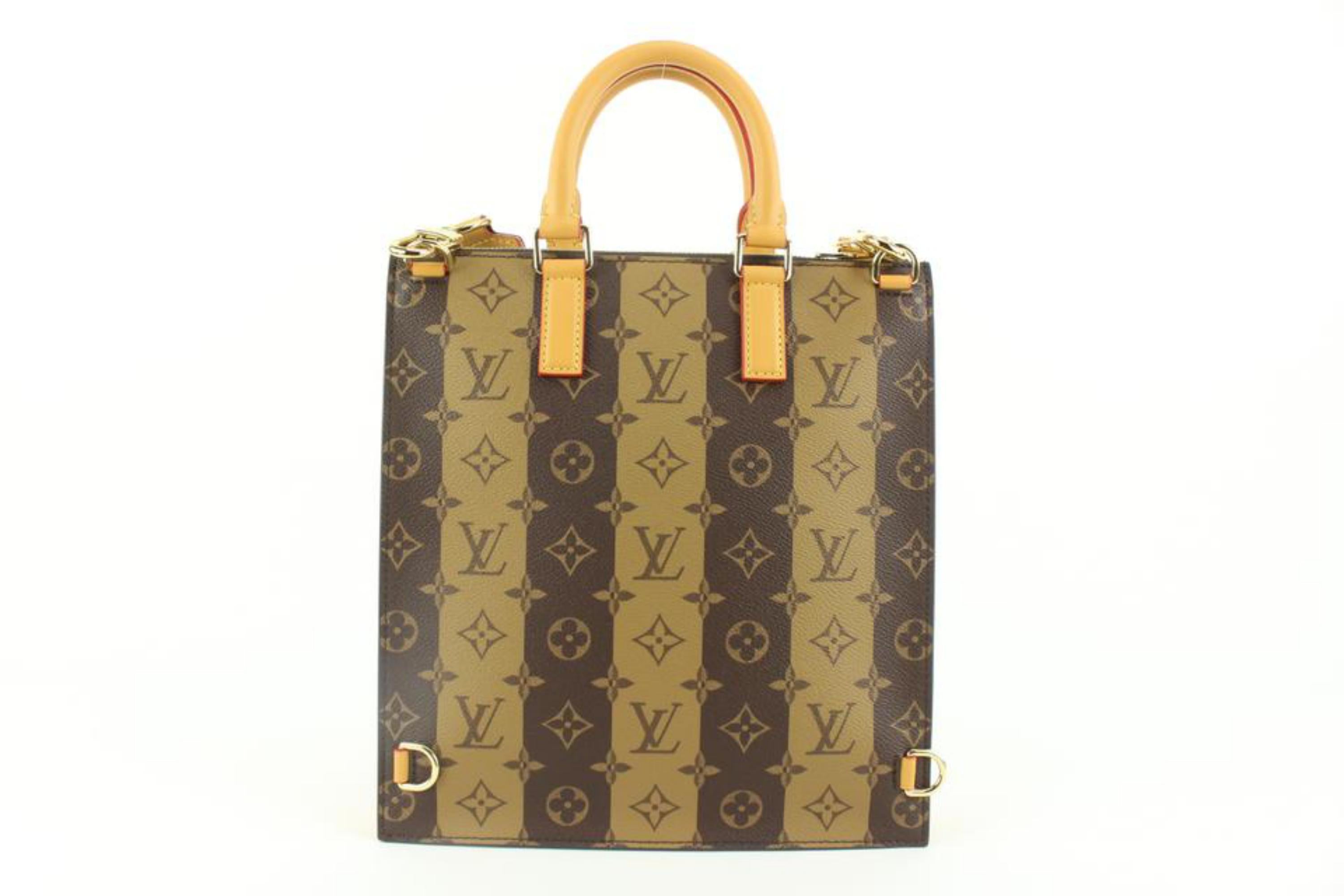 Louis Vuitton Virgil Abloh x Nigo LV Made Monogram Stripe Sac Plat 1231lv17 In New Condition For Sale In Dix hills, NY