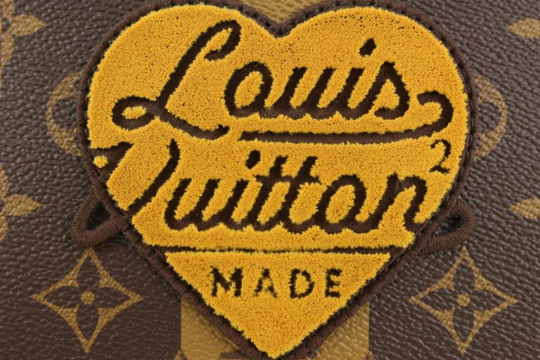 Louis Vuitton Virgil Abloh X NIGO Brown Monogram Striped Coated