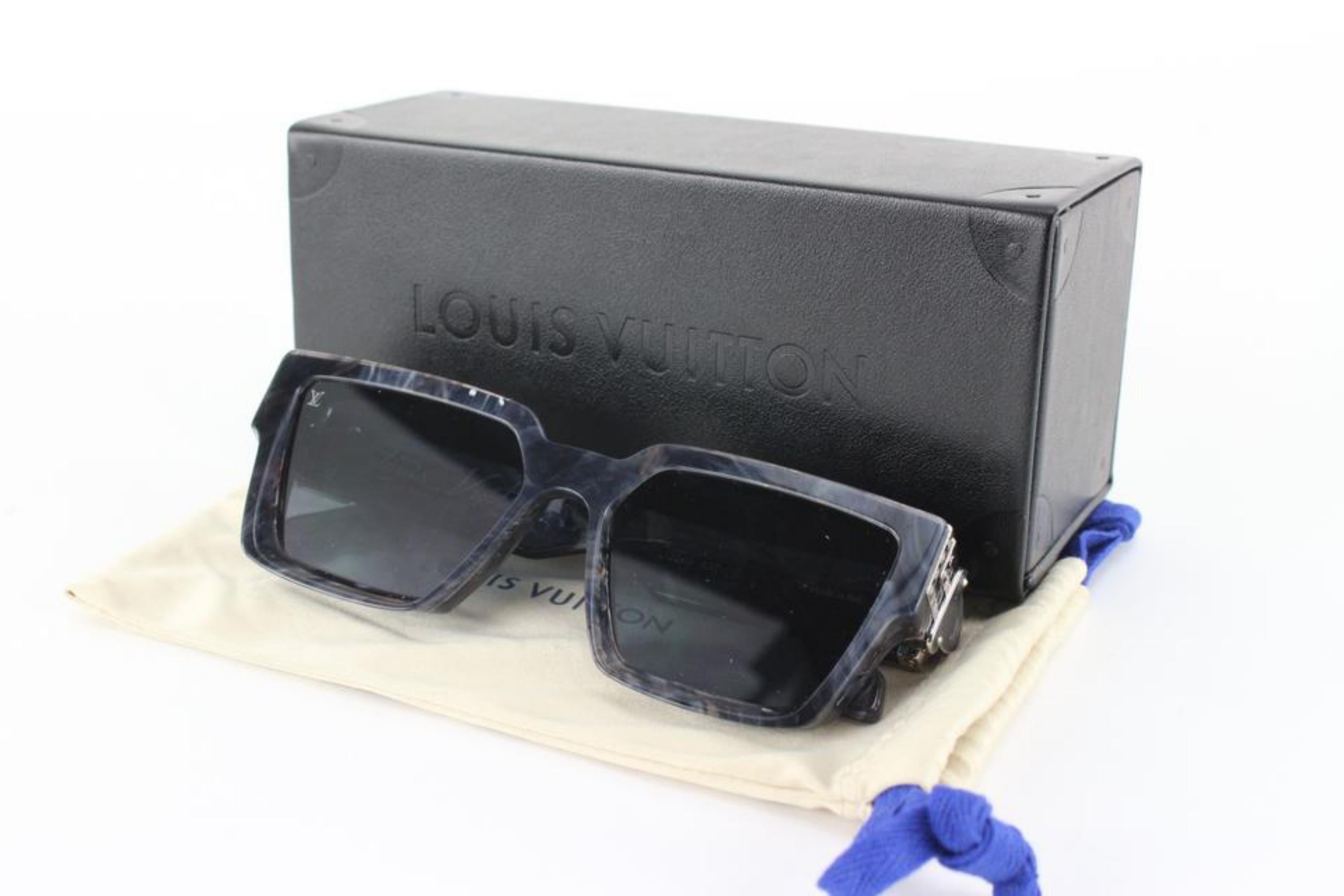 Louis Vuitton Virgil Abloh Z1326W Grey Marble 1.1 Millionaires Sunglasses 52lk81 4