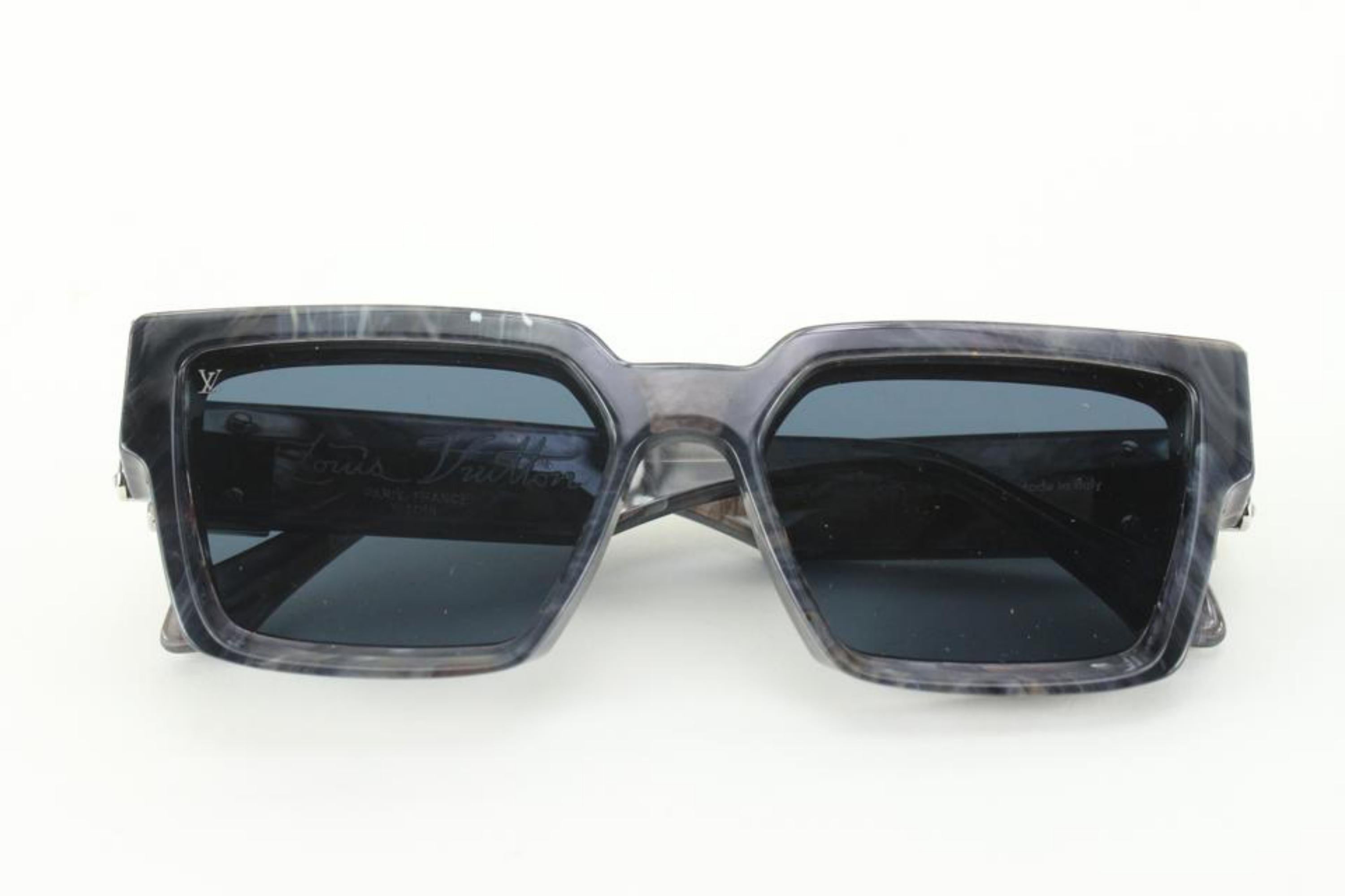 Gray Louis Vuitton Virgil Abloh Z1326W Grey Marble 1.1 Millionaires Sunglasses 52lk81