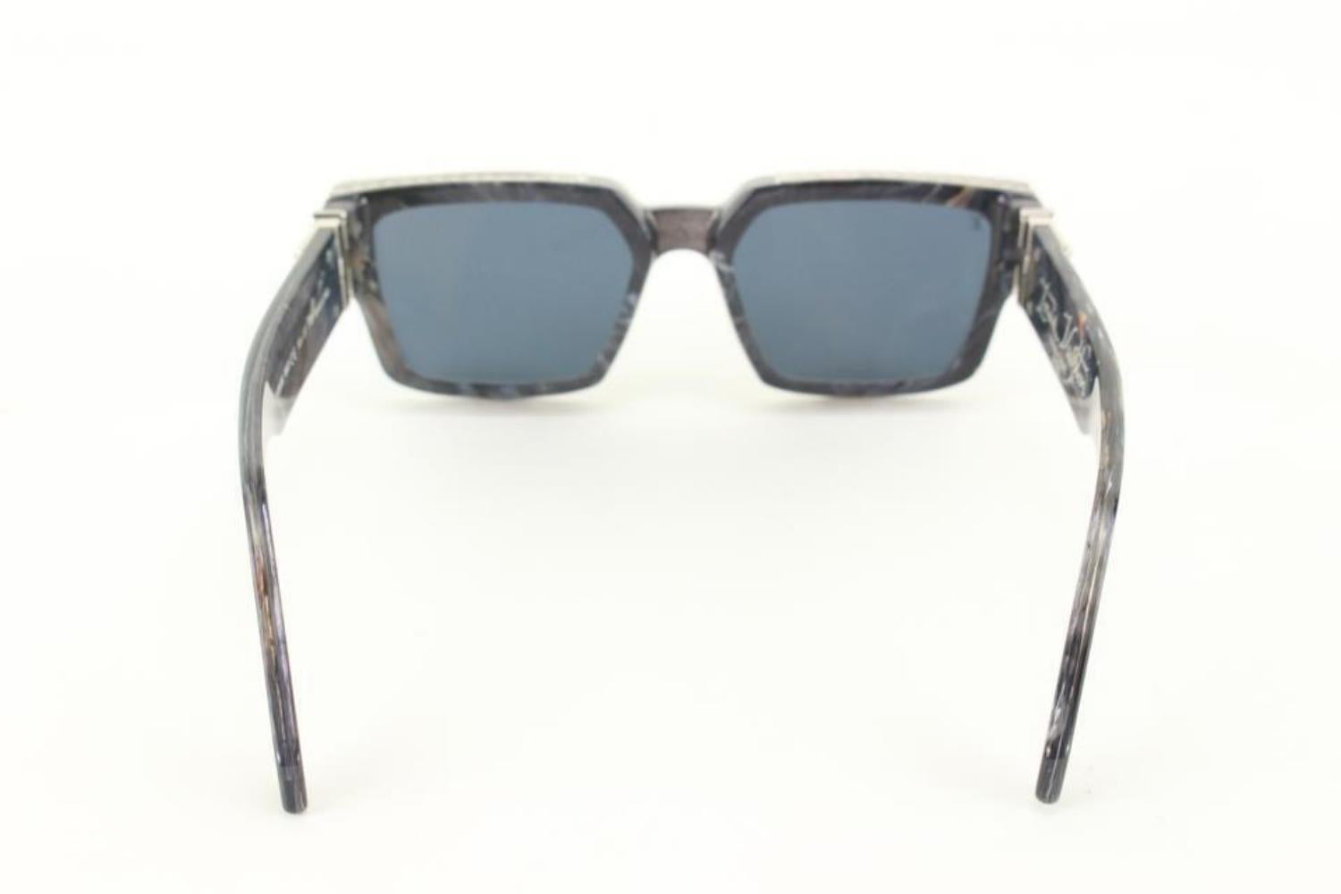 Louis Vuitton Virgil Abloh Z1326W Grey Marble 1.1 Millionaires Sunglasses 5