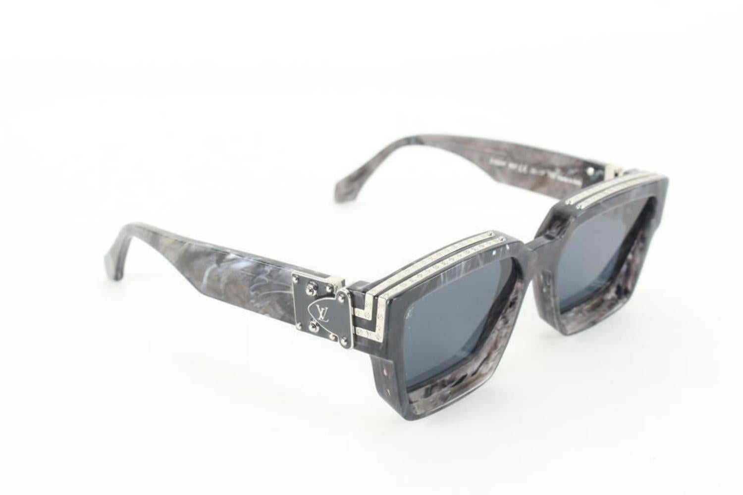 Louis Vuitton Virgil Abloh Z1326W Grey Marble 1.1 Millionaires Sunglasses 6