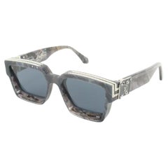 Louis Vuitton Virgil Abloh Z1326W Grey Marble 1.1 Millionaires Sunglasses