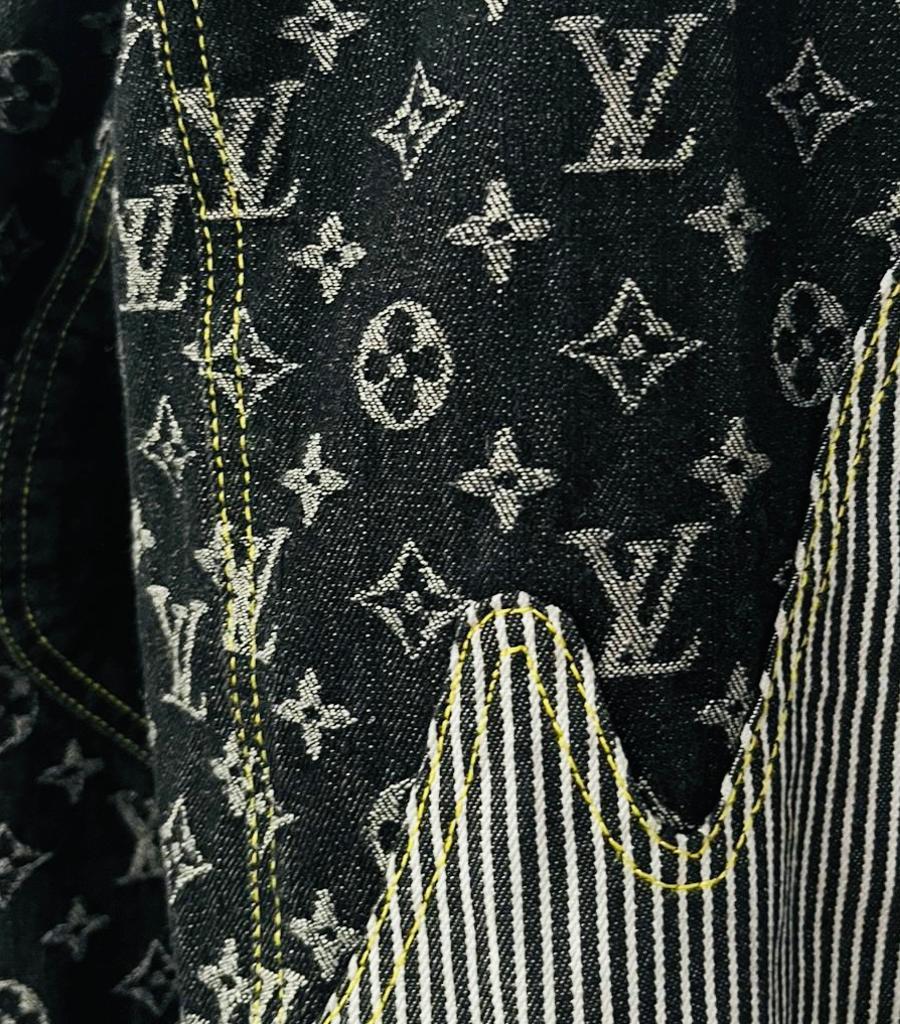 Louis Vuitton & Virgil Abolah Collaboration 'LV' Logo Denim Jacket 1