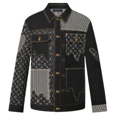 Louis Vuitton & Virgil Abolah Collaboration 'LV' Logo Denim Jacket