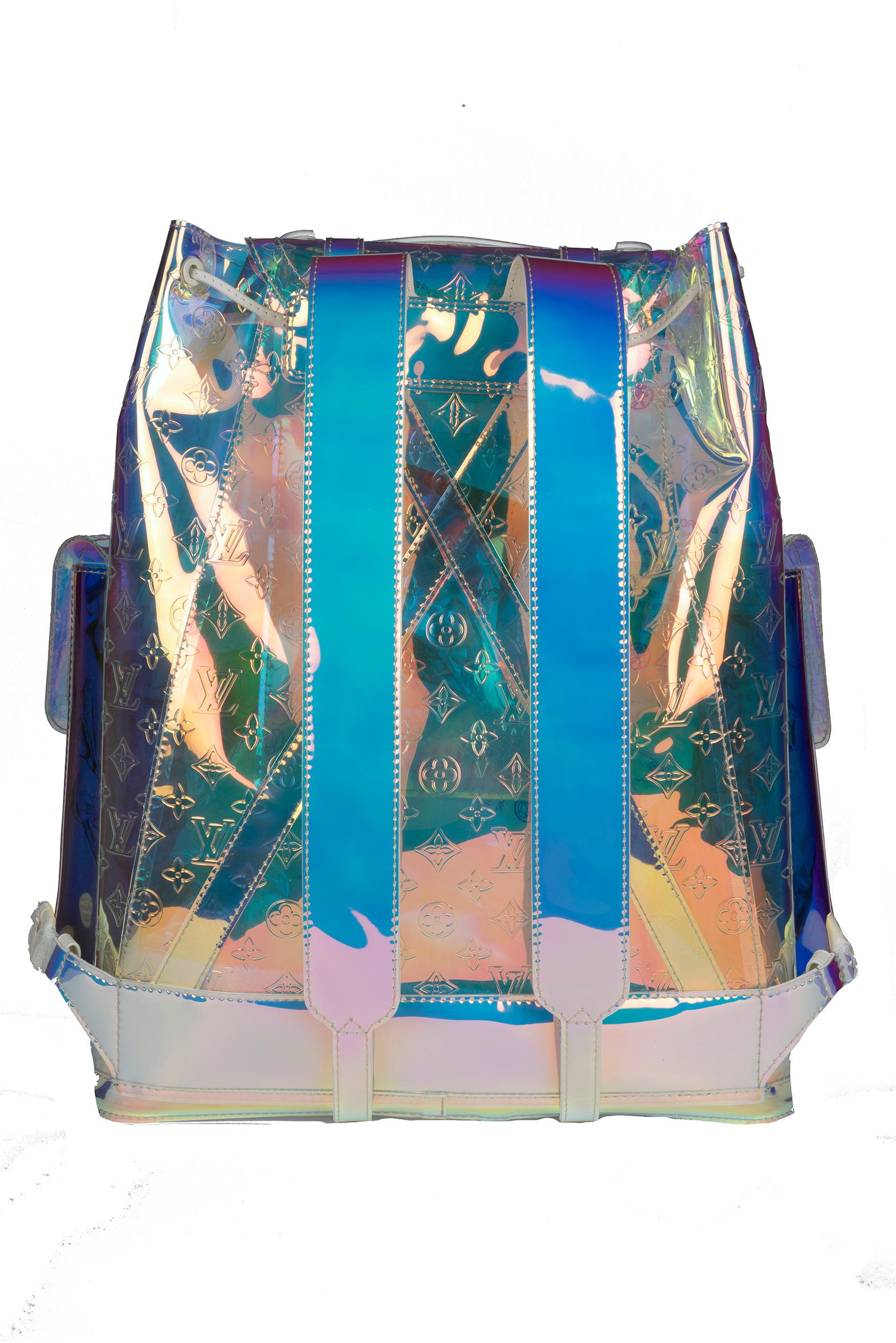 Gray Louis Vuitton Virgil Christopher Prism Backpack 