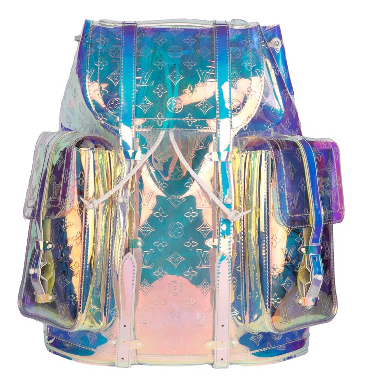 Louis Vuitton Iridescent Prism PVC Christopher Backpack GM Matte
