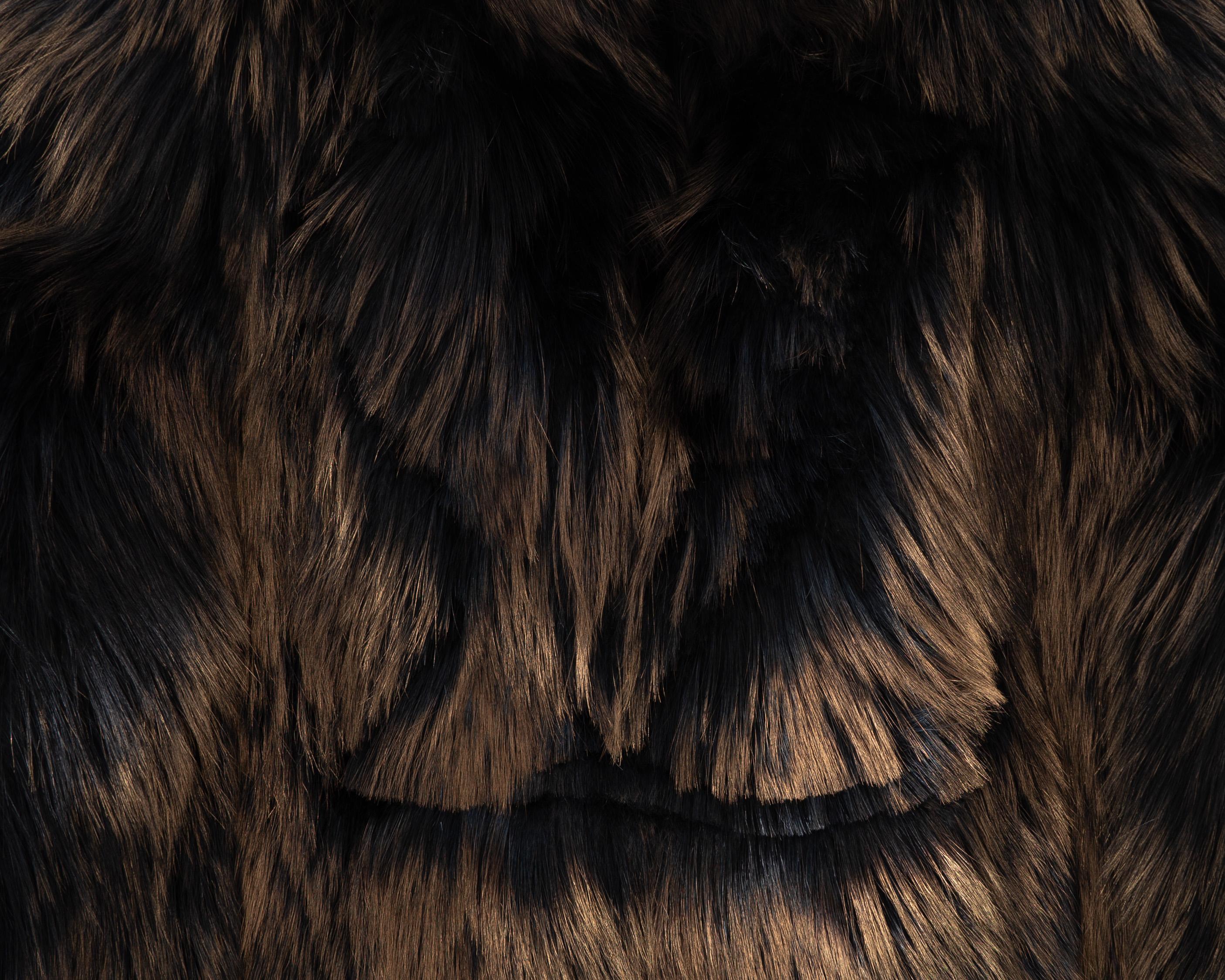 Louis Vuitton Virgil FW 2019 Runway Fur Jacket For Sale 4