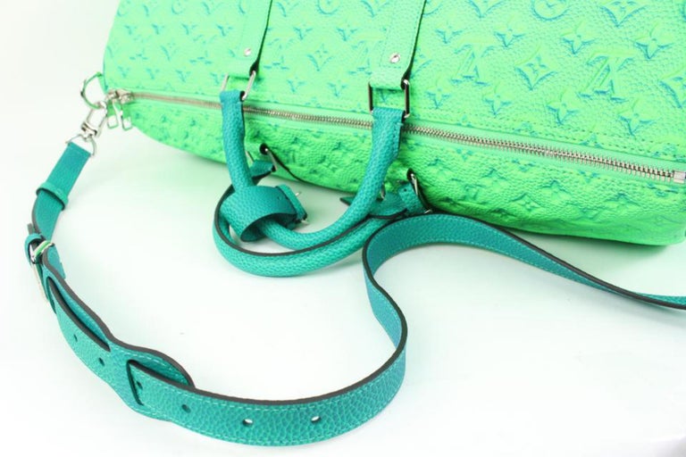 Louis Vuitton 2022 Monogram Illusion Keepall Bandouliere 50 - Green  Weekenders, Bags - LOU806874