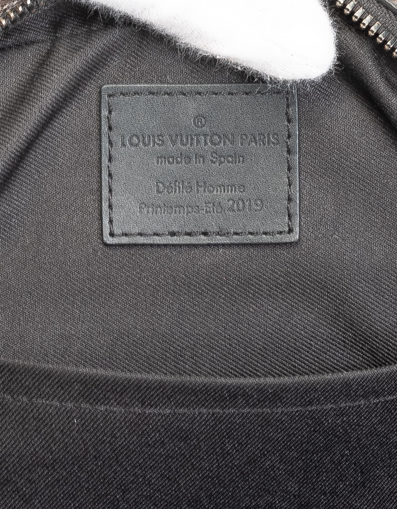 Black Louis Vuitton Virgiul Abloh Utility Front Messenger Bag (2018)