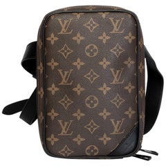 Louis Vuitton Utility Side Bag Shoulder Bag PVC Coated Canvas