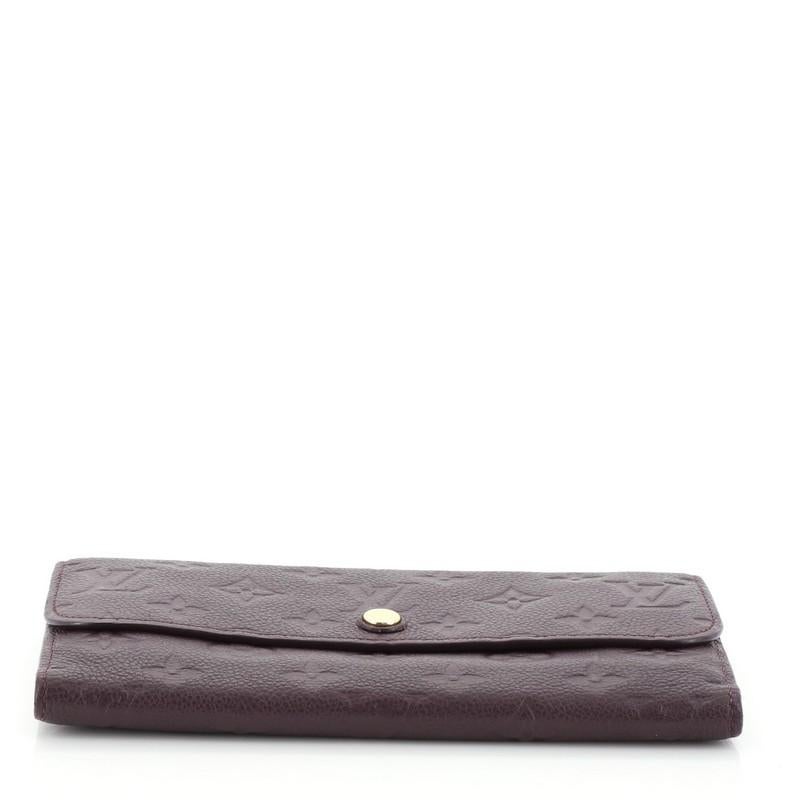 Women's or Men's Louis Vuitton Virtuose Wallet Monogram Empreinte Leather