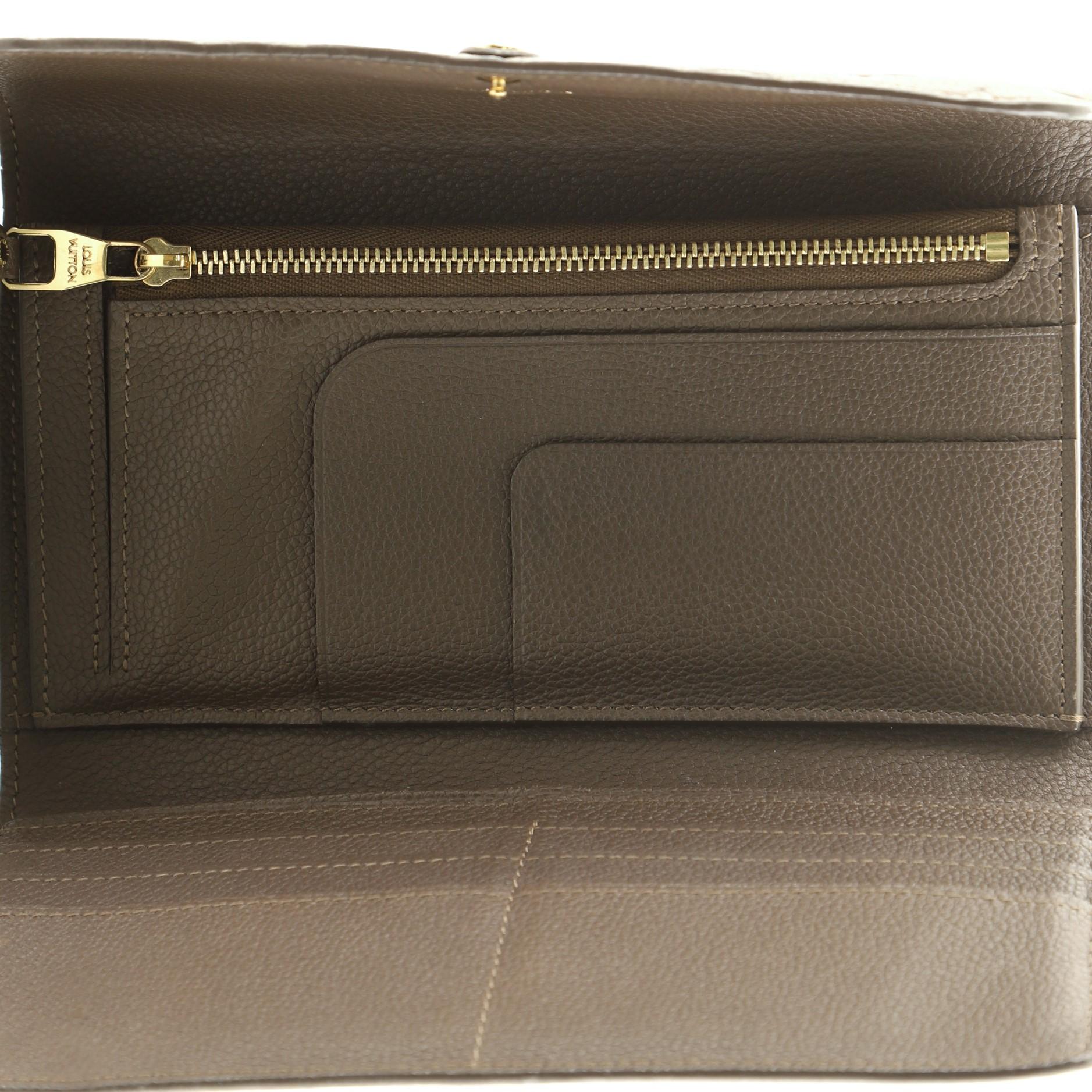 Women's or Men's Louis Vuitton Virtuose Wallet Monogram Empreinte Leather