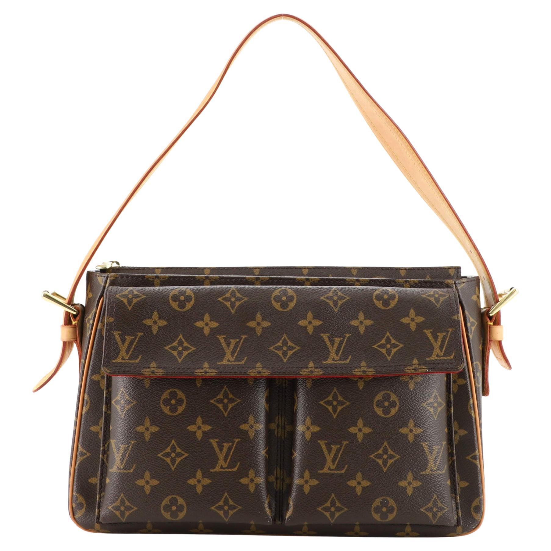 Louis Vuitton Monogram Voltaire Shoulder Handbag For Sale at 1stDibs
