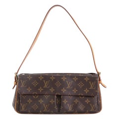 Louis Vuitton Viva Cite Handbag Monogram Canvas MM