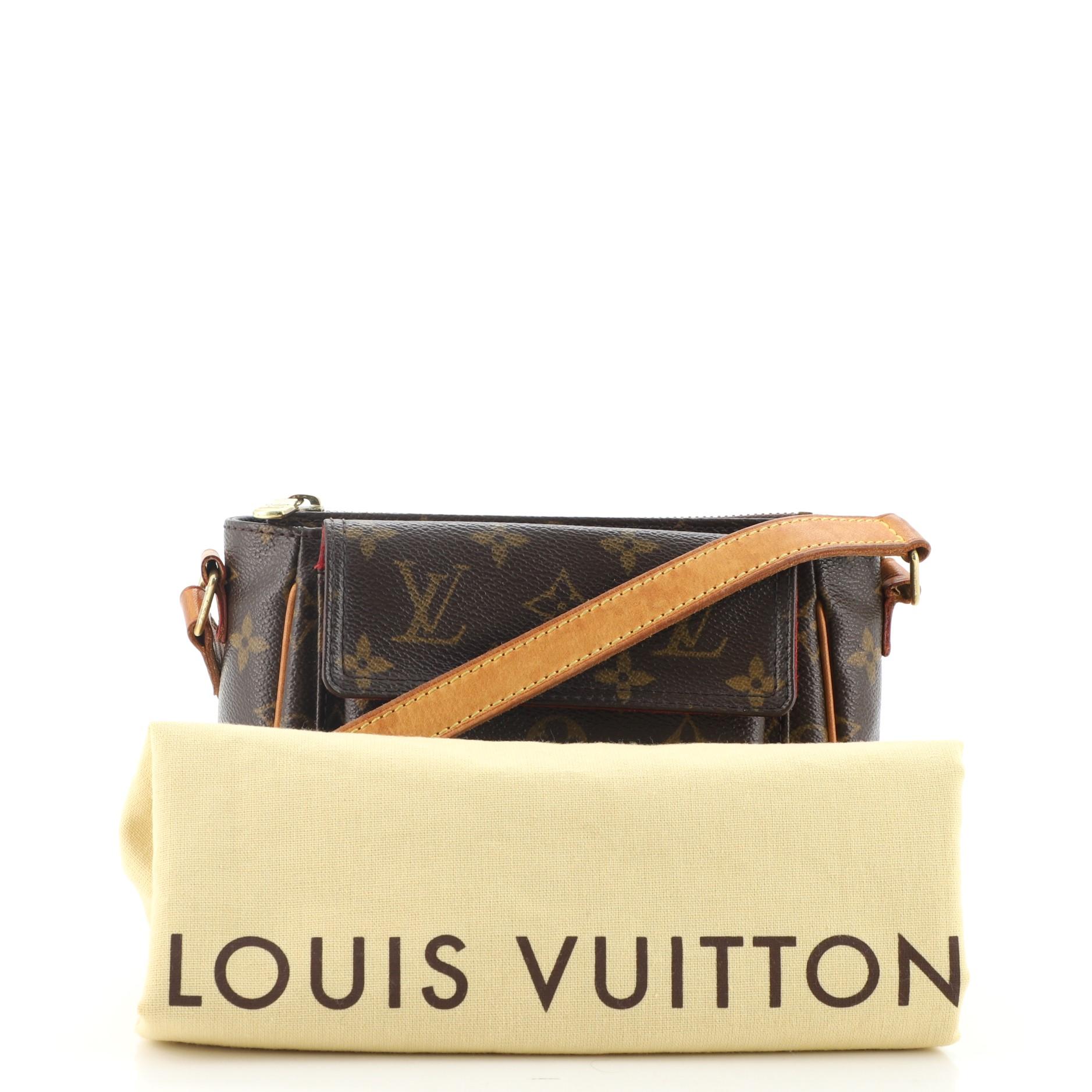 Louis Vuitton Cite MM Monogram Canvas Shoulder Bag For Sale at 1stDibs