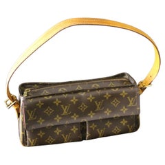 Louis Vuitton Vivacité Monogram Twin Pocket Flap Shoulder Bag