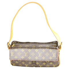 Louis Vuitton Vivacité Monogram Twin Pocket Flap Shoulder Bag