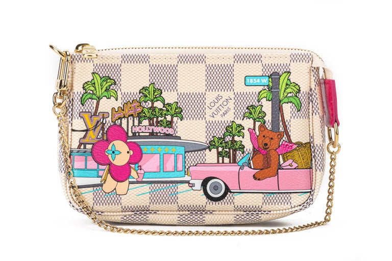 Louis Vuitton Limited Edition Damier Azur Animation Hollywood Mini