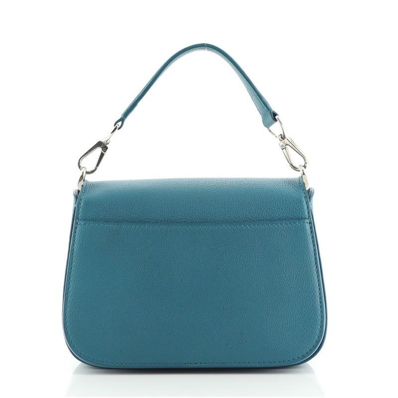 Blue Louis Vuitton Vivienne Handbag Taurillon Leather