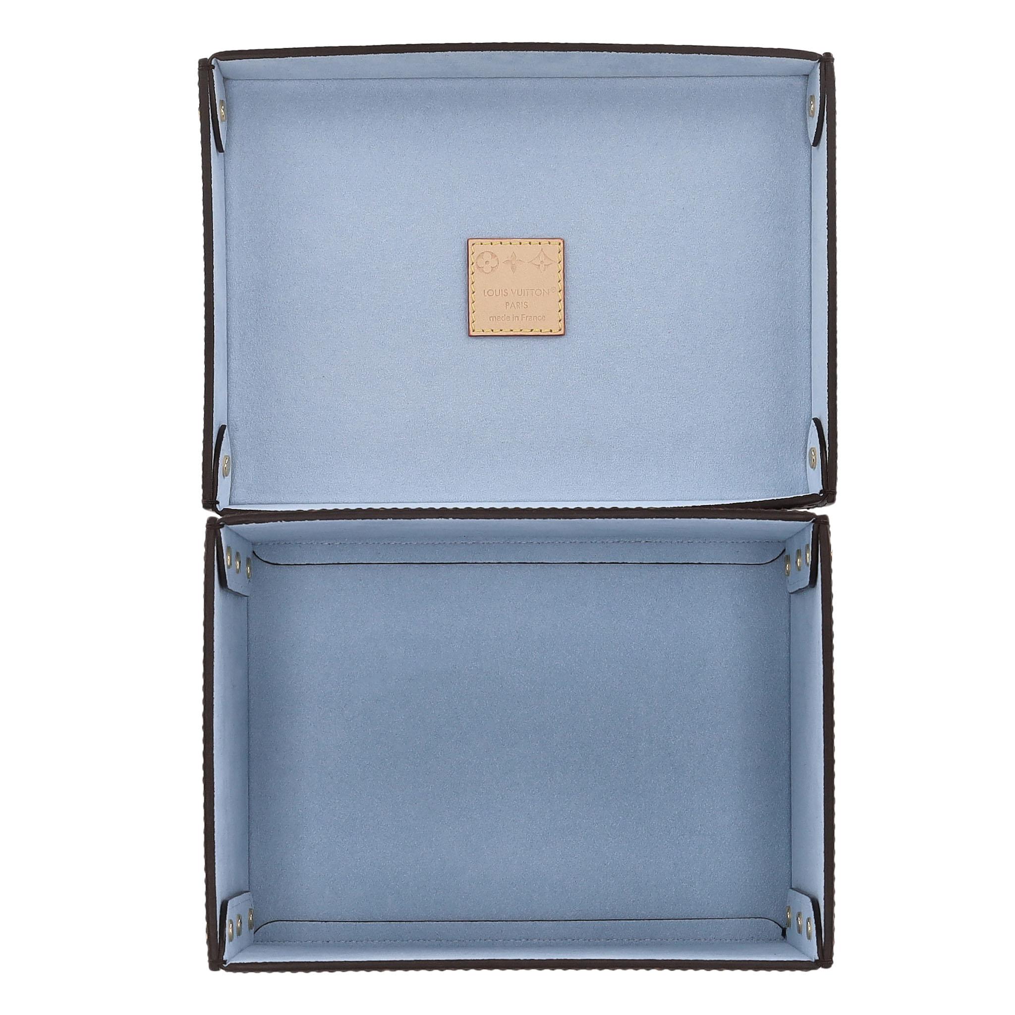 Louis Vuitton Vivienne Triplets Monogram Coated Canvas Keepsake Cardboard Box In New Condition In London, GB