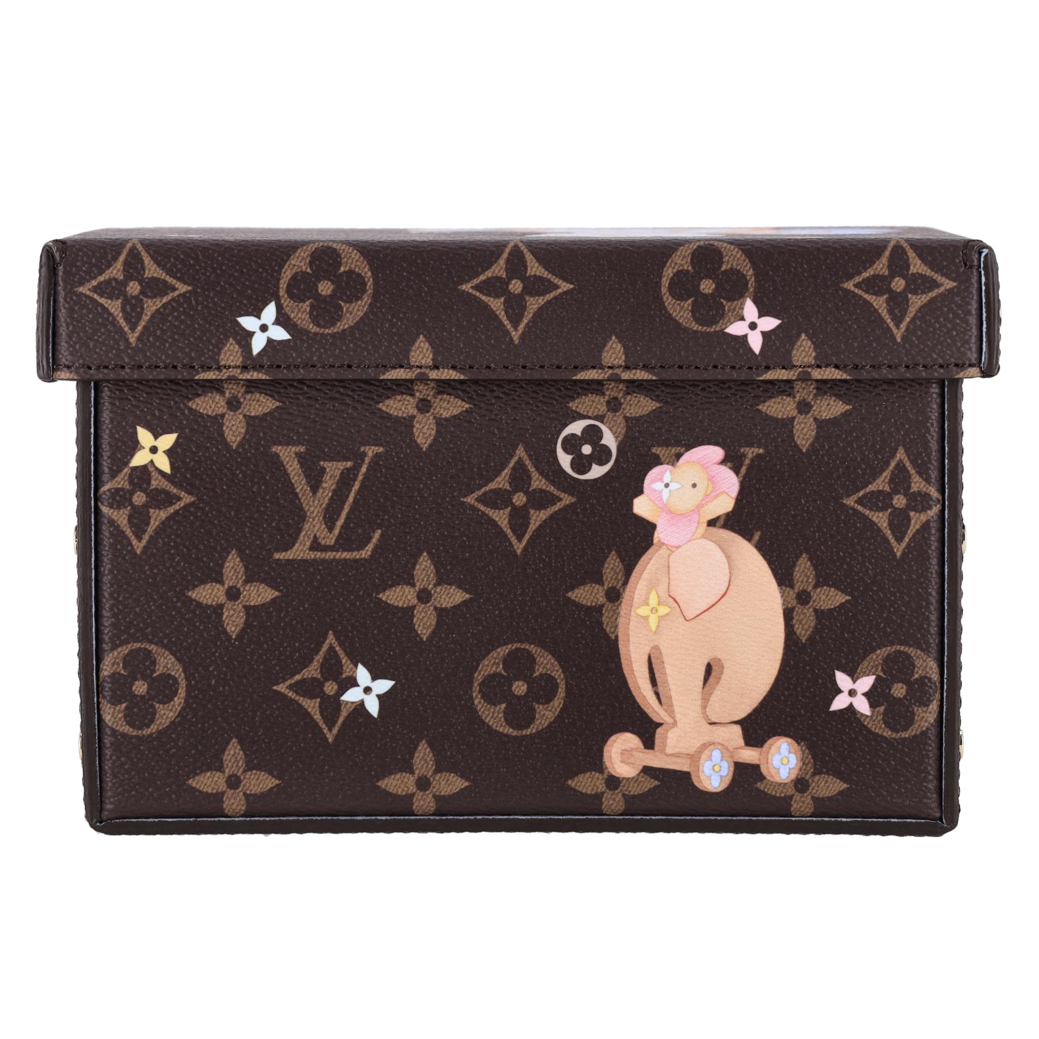 Louis Vuitton Vivienne Triplets Monogram Coated Canvas Keepsake Cardboard Box 1