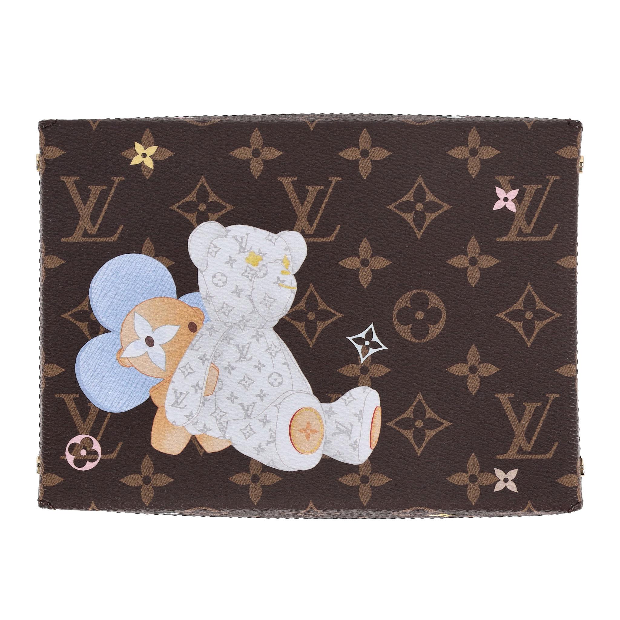 Louis Vuitton Vivienne Triplets Monogram Coated Canvas Keepsake Cardboard Box 3