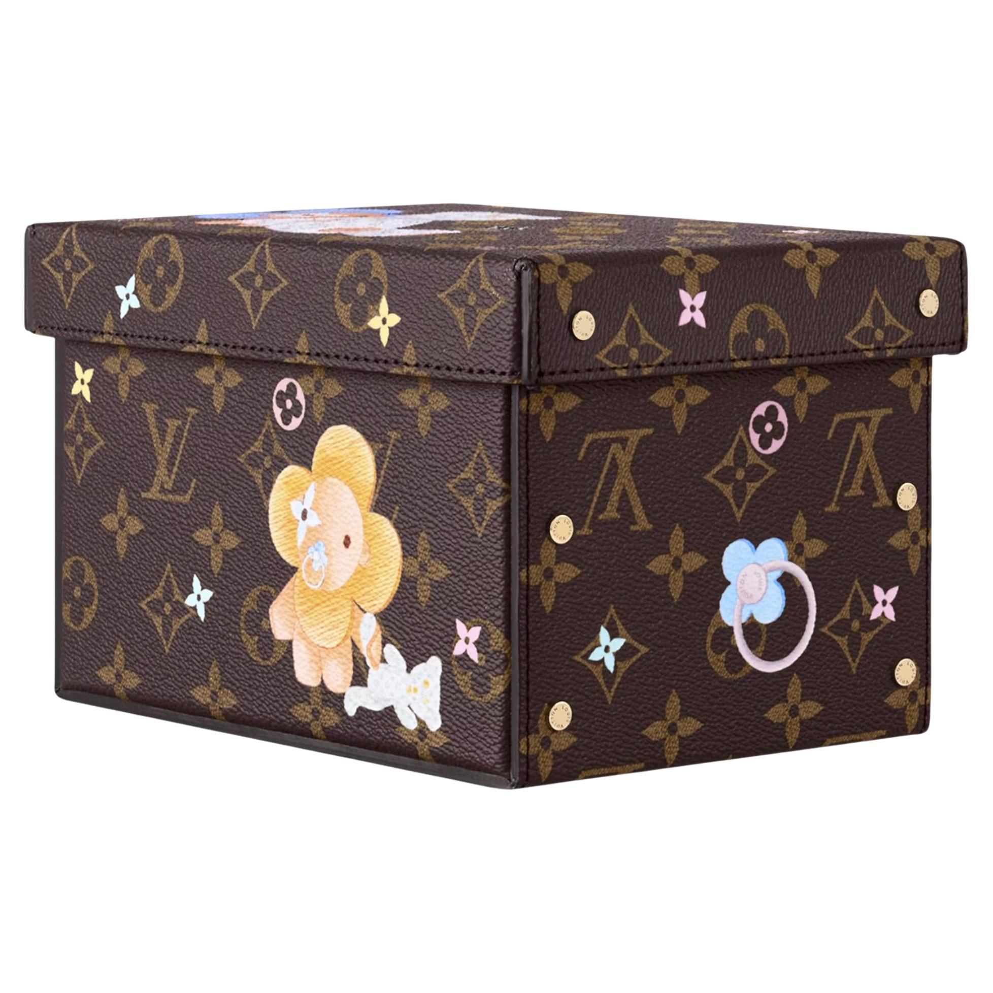 Louis Vuitton Vivienne Triplets Monogram Coated Canvas Keepsake Cardboard Box