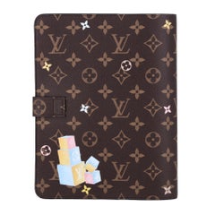 Louis Vuitton Vivienne Triplets Monogram Coated Canvas MM Desk Agenda Cover