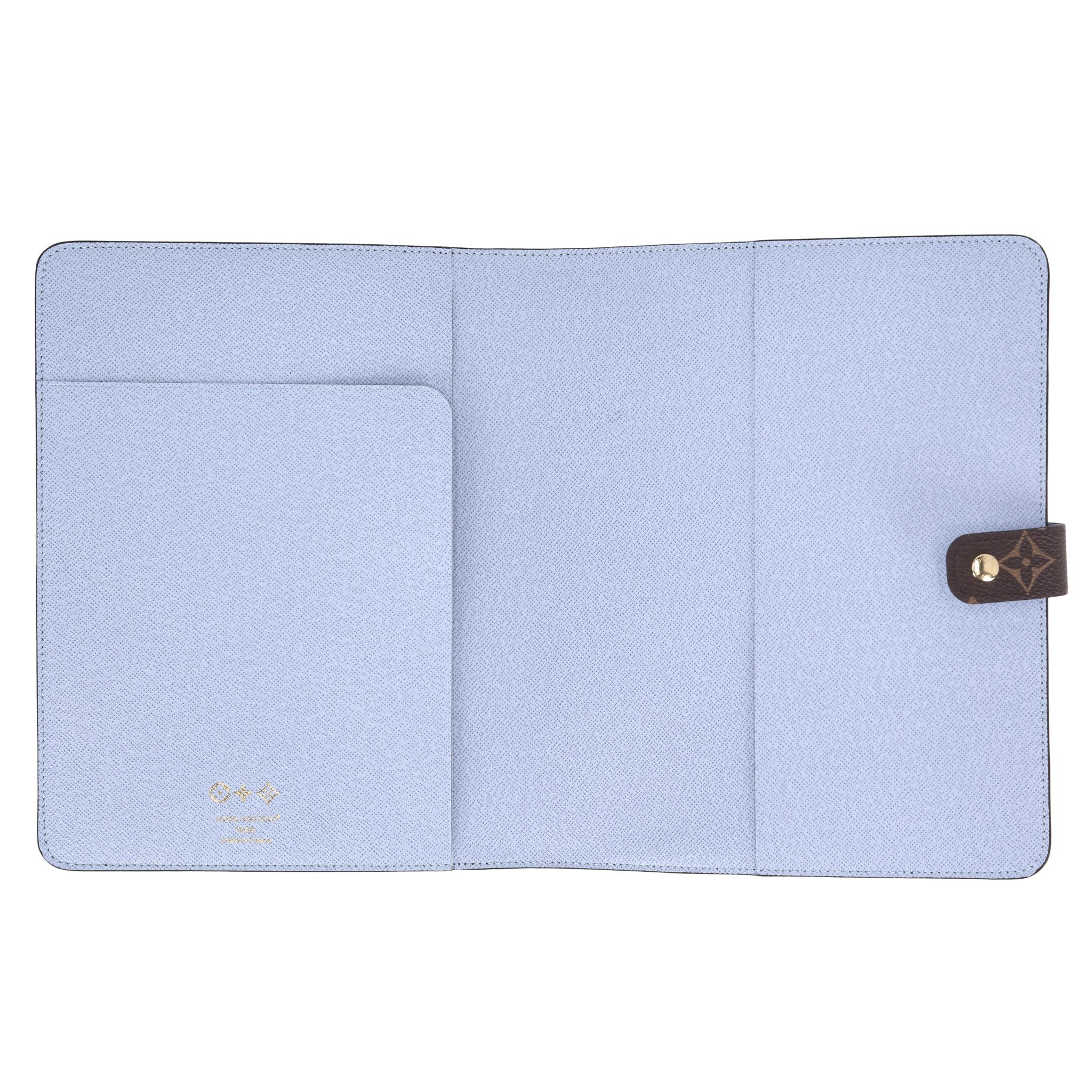 Louis Vuitton Vivienne Triplets Monogram Coated Canvas MM Desk Agenda Cover In Excellent Condition In London, GB