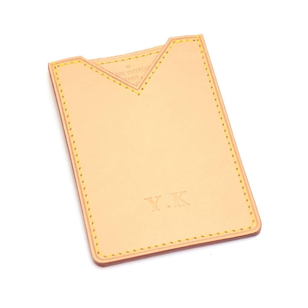 Louis Vuitton Card Case in beautiful Vachetta leather. Has a lovely design and 