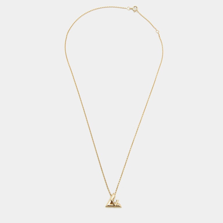 LV Volt One Small Pendant, Yellow Gold And Diamond - Jewelry