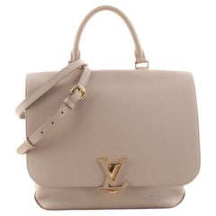 Louis Vuitton - Authenticated Volta Handbag - Leather Black Plain for Women, Good Condition