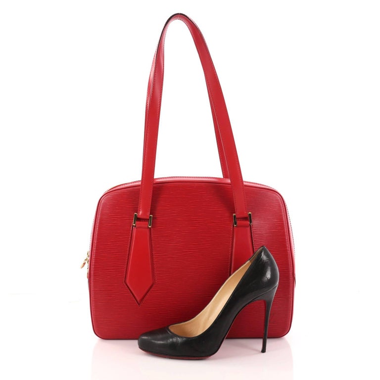 Louis Vuitton Voltaire Handbag Epi Leather At 1stdibs This Authentic Louis Vuitton Voltaire Handbag Epi Leather Is Simple And Classic In Design Perfect For