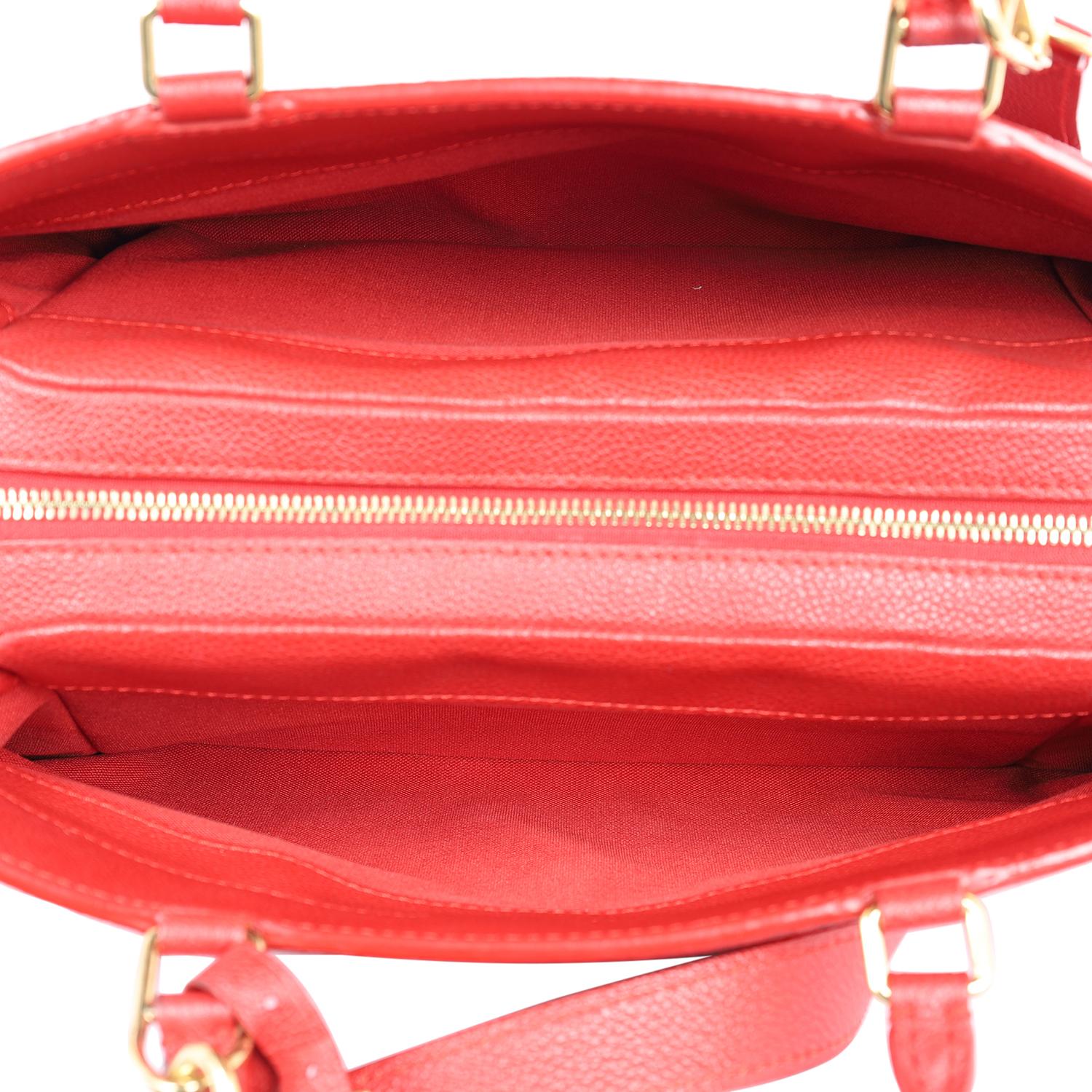 Louis Vuitton Vosges Empriente Leather Satchel Red For Sale 7