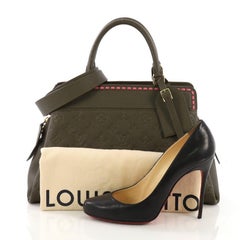 Louis Vuitton Vosges Handbag Whipstitch Monogram Empreinte Leather MM