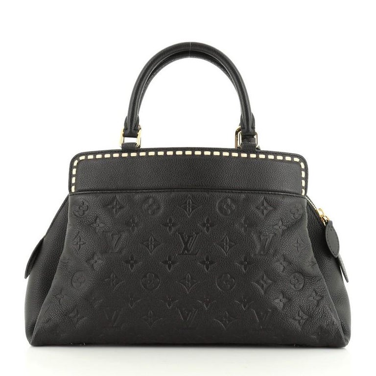 Louis Vuitton Vosges Handbag Whipstitch Monogram Empreinte Leather MM For Sale at 1stdibs