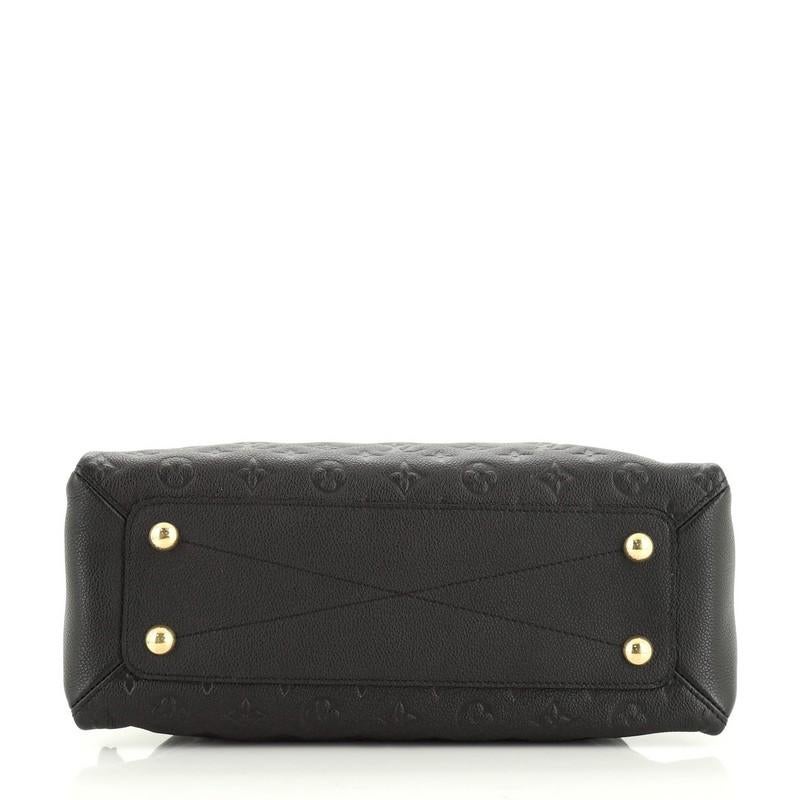 Louis Vuitton Vosges Handbag Whipstitch Monogram Empreinte Leather MM In Good Condition In NY, NY