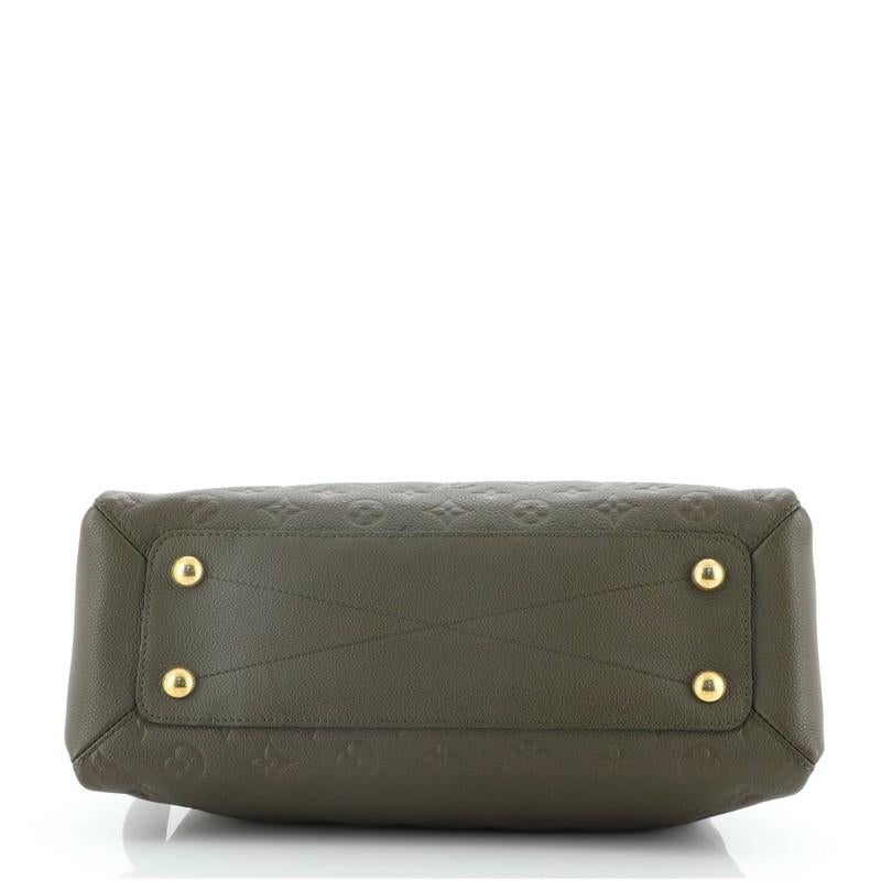 Louis Vuitton Vosges Handbag Whipstitch Monogram Empreinte Leather MM In Good Condition In NY, NY