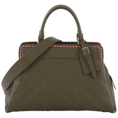 Louis Vuitton Vosges Handbag Whipstitch Monogram Empreinte Leather MM