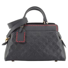  Louis Vuitton Vosges Handbag Whipstitch Monogram Empreinte Leather MM