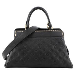 Louis Vuitton Vosges Handbag Whipstitch Monogram Empreinte Leather MM